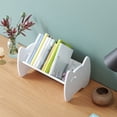thumbnail image 4 of Wood Bookshelf Desktop Storage Rack Book Stand Book Organizer For Study Office Home Use Natural Solid Wood Material With Anti-Tilt Design And 1.21 Pounds, 4 of 6