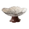 thumbnail image 3 of Elodie Pedestal Fruit Bowl Decorative Serving Tray for Kitchen Counter Home Wedding White, 3 of 8