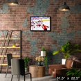 thumbnail image 3 of Sam Bennett 20x29 Framed Canvas Panthers Winning Goal, 3 of 4