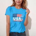 thumbnail image 4 of T-Shirt pour Enfants, Imprimé de la Fête de l'Indépendance à Manches Courtes et Col Rond, Haut Décontracté et Polyvalent pour Garçons et Filles de 3 à 15 Ans, 4 of 6