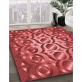 thumbnail image 3 of Ahgly Company Tapis d'Intérieur Rectangulaires Transitionnels Rouges Lavables à la Machine, 2 Pieds x 3 Pieds, 3 of 7
