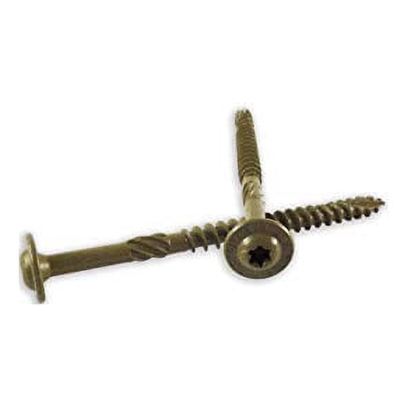 WoodPro Fasteners ST516X518B 5/16-Inch by 5-1/8-Inch Length Round Washer Head Exterior Wood Screws, 250-Pack