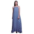 thumbnail image 1 of Bimba Nuisette de Sommeil pour Femmes à Bretelles Spaghetti en Filigrane Damassé Bleu, Vêtements de Nuit pour Dames, Robe de Sommeil d'Allaitement X-Small, 1 of 1