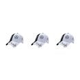 thumbnail image 2 of Baohd Stylish Adjustable Baseball Cap For Summer And Sun Protection Stylish And Practical Hats For Women black white rings 3Set, 2 of 6