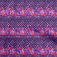 thumbnail image 1 of oneOone Viscose Jersey Purple Fabric African Aztech Sewing Material Print Fabric By The Yard 60 Inch Wide, 1 of 4