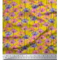 thumbnail image 1 of Soimoi Green Heavy Canvas Fabric Diamond Geometric Printed Fabric 1 Yard 58 Inch Wide, 1 of 3
