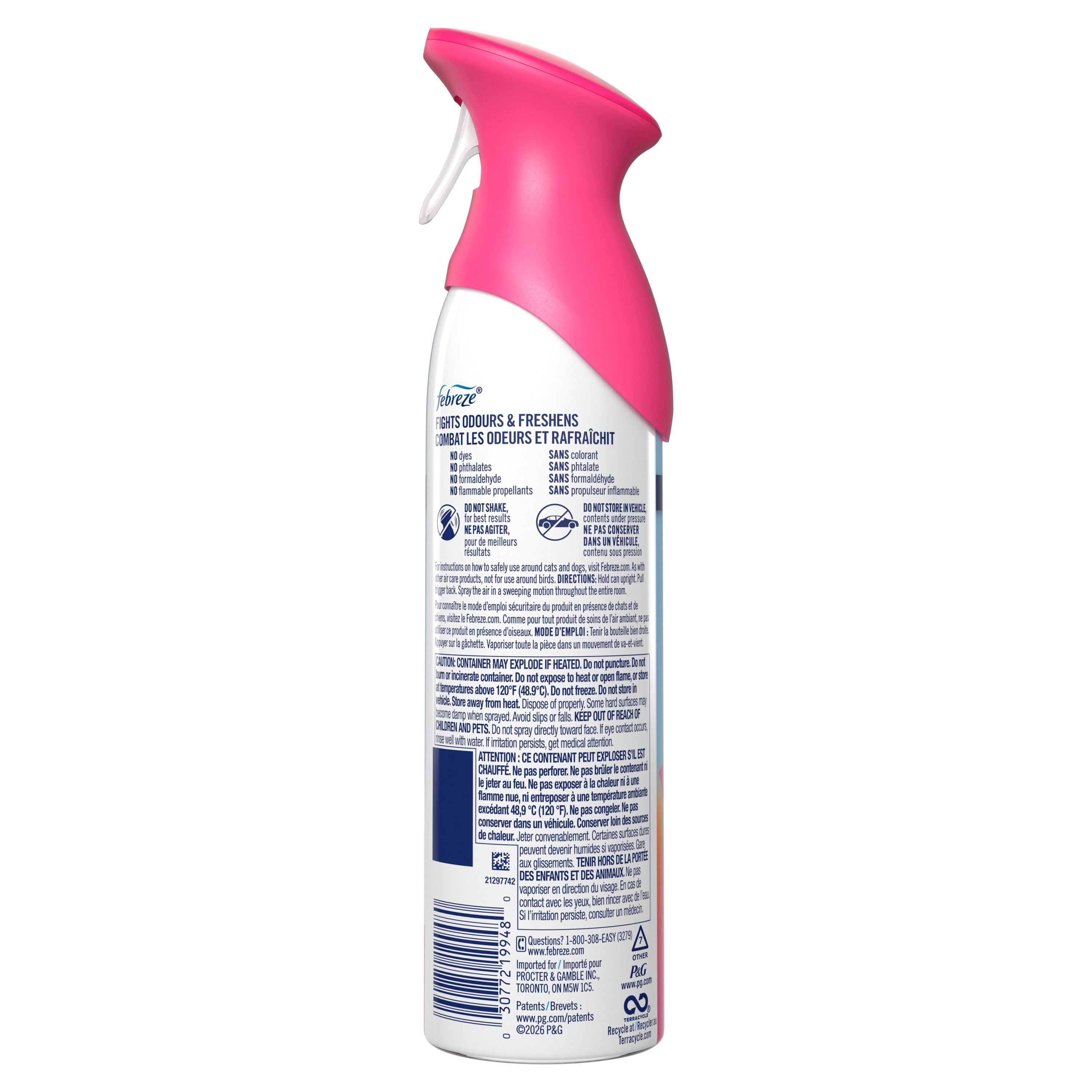 Febreze Air, Air Freshener Spray, Odour Fighting Room Spray, Gain Island Fresh, 1ct