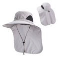 thumbnail image 1 of Chapeau de Pêche Femmes Large Visière Casquette de Soleil avec Protection UV Protection Imperméable Réglable Mentonnière Adapté à l'Escalade en Plein Air Randonnée Chasse Voyage de Pêche, 1 of 7