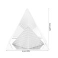 thumbnail image 2 of Fyydes Crystal Pyramid Quartz Stone Carving Figurines Home Decoration Furnishing Article, Pyramid Figurines,Crystal Pyramid, 2 of 8