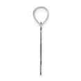 thumbnail image 2 of Diamond2Deal 14K Pendentif Lettre N Initiale en Or Blanc pour Femmes, 2 of 6
