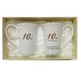 thumbnail image 1 of Set Of 2 10Th Anniversary 'Real Love Stories Do Not Have An Ending' Mug, 1 of 1