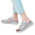 thumbnail image 1 of IUJSOY Walking Sandals for Women Lightweight Mesh Open Toe Comfort Footbed Platform Slip on Shoes, 1 of 7