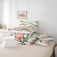 thumbnail image 4 of YST Geometric Wave Bed in a Bag 7-Piece Modern Abstract Art Bedding Set, Twin, 7 Count, 4 of 4