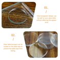 thumbnail image 2 of EIGTHTAIL 30 Pcs Pare-Chocs en Verre pour Table, Intercalaires Transparents pour Meubles, 2 of 4
