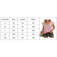 thumbnail image 5 of Tops Amples avec Col V à Manches Courtes pour T-Shirts d'Été pour Femmes, 5 of 5