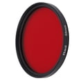 thumbnail image 2 of Filtre Rouge pour Appareil Photo Fileté, Nano Enduit Étanche Anti-Poussière Filtre à Objectif Rouge Résistant aux Rayures CNC pour Tournage 55mm, 2 of 8