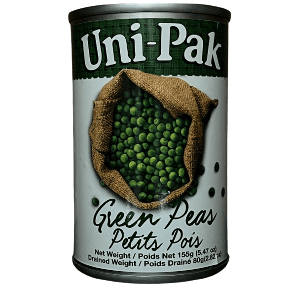 Uni-Pak Green Peas, 155g