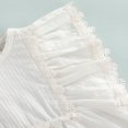 thumbnail image 2 of Newborn Summer Jacquard Jumpsuit  Baby Girls Flower Pattern  Neck Fly Sleeve Playsuit, 2 of 6