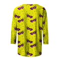 thumbnail image 5 of Outfmvch Chemises Mardi Gras pour Femmes, Manches 3/4 Hauts pour Femmes, Tenue Mardi Gras pour Femmes, Blouses pour Femmes, Hauts d'Entraînement pour Femmes, Tunique Graphique de Carnaval Manches 3/4 Col Rond Blouse Vert Menthe m, 5 of 5