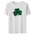 thumbnail image 4 of QIPOPIQ T-Shirts à Manches Courtes pour Femmes à Col Rond St. Patrick's Day T-Shirts Shamrock T-Shirt Vert Hauts St Patricks Day T-Shirts T-Shirt Ample T-Shirts de Vacances T-Shirts Graphiques Aubaines, 4 of 4