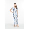 thumbnail image 2 of Robe Longue Simple Hawaïenne à Manches Cap Luau pour Femme TG Day Dream Bloom, 2 of 5