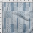 thumbnail image 3 of oneOone Tissu Georgette Viscose Patchwork Géométrique Imprimé 1 Yard 42 Pouces de Large, 3 of 4