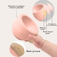 thumbnail image 4 of Simulated Tea Set For Pretend Play Wooden Afternoons Tea Toy With Tray Pastels Style Social Interaction Set Household accessories, 4 of 7