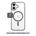 thumbnail image 2 of onn MagSafe Compatible Phone Case for iPhone 17 - Metallic Grey/Clear, 2 of 8
