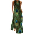 thumbnail image 1 of Pisexur Robe d'Été de Plage pour Femme, Robe Longue Formelle à Fleurs, Manches Courtes, Col en V, Décontractée, Ample, Grande Taille, avec Poches, 1 of 9