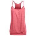 thumbnail image 1 of Meichang Racerback Tank Tops for Women Sleeveless Spaghetti Straps Active Workout Tank Tops Pleated Scoop Neck Shirts Casual Basic Athletic Tank Top, 1 of 3