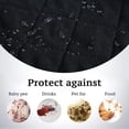 thumbnail image 3 of CHOK L-Shape Sofa Slipcover Sectional 3 Seater Chaise Cover Pet Dogs Couch Protector  (Black Large), 3 of 8