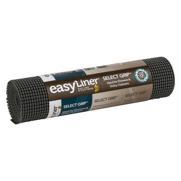 Select Grip EasyLiner Brand Shelf Liner, Dark Gray, 12 in. x 10 ft.