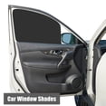 thumbnail image 4 of AMERTEER 2Pcs Car Window Sun Shade Privacy Magnetic Car Window Curtain Breathable Sun Protection Front and Rear Window  for Baby Sleeping Car Interior Accessories for Most Cars, 4 of 11