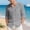 c01Gray, variant on LNWUY Men's Linen Shirts Casual Button Down Long Sleeve Shirt Solid Spread Collar Summer Beach Shirts with Pocket White L