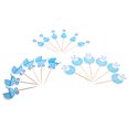 thumbnail image 1 of 18Pcs Boy Type Kids Birthday Cute Cupcake Toppers Baby Shower Cake Decorations (Blue), 1 of 5