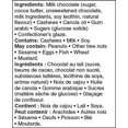 thumbnail image 3 of Noix de cajou enrobées de chocolat au lait Great Value, 3 of 3