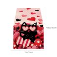 thumbnail image 3 of Boovnll Valentines Day Table Runner, 13x71" Valentine's Day Printing Table Runner, Valentines Table Runner for Holiday Kitchen Dining Table, Party Decor, Valentines Day Decorations, 3 of 7