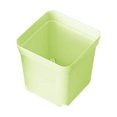 thumbnail image 1 of Flowerpots with Dish Ceramic, 10Pcs Gardening Succulent Small Square Pot Colorful Flower Pot Seedling Plastic Lightweight Practical Flower Pot, Flower Pots, 1 of 3