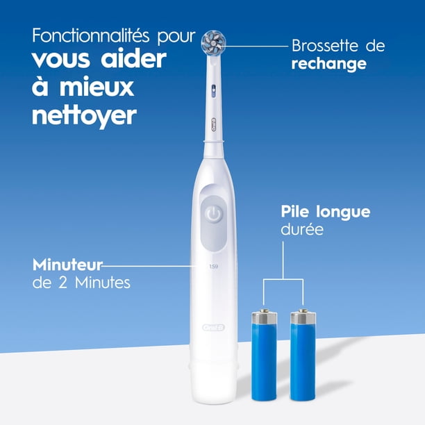 Oral B Pro Clean Battery Toothbrush, Sensitive Clean - White, with
