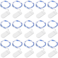 thumbnail image 1 of Led String Lights 15 Pack, 2m 20 Led Fairy Lights Battery Operated, Copper Wire Light (blue), 1 of 5