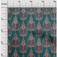 thumbnail image 1 of oneOone Georgette Viscose Fabric Floral & Paisley Block Print Fabric By The Yard 42 Inch Wide, 1 of 4