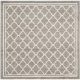 thumbnail image 1 of Safavieh Amherst Tapis Intérieur Extérieur Gris Foncé - Carré 5 Pieds, 1 of 5