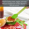 thumbnail image 3 of Mainstays 12" Kitchen Basting Brush – Silicone, Ergonomic Handle for Cooking & Grilling, Green, 3 of 8