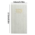 thumbnail image 3 of Wzzjkit School Supplies A6 Mini Notebook Organizer Planner Daily Planner Notebook Travel Diary, 3 of 3