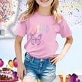 thumbnail image 2 of Chandails pour Tout-Petites pour Filles Anniversaire T-Shirt à Manches Courtes pour Tout-Petite Col Rond Tenues d'Été pour Tout-Petites Vêtements pour Filles 3-4 Ans Tenue pour Fille, 2 of 4