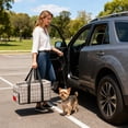thumbnail image 4 of Grey Grey Waterproof Pet Car Seat Non Slip Belt Seat Belt Opening Synthesized Coverage Back Seat Protection For Cats And Dogs Travel, 4 of 7