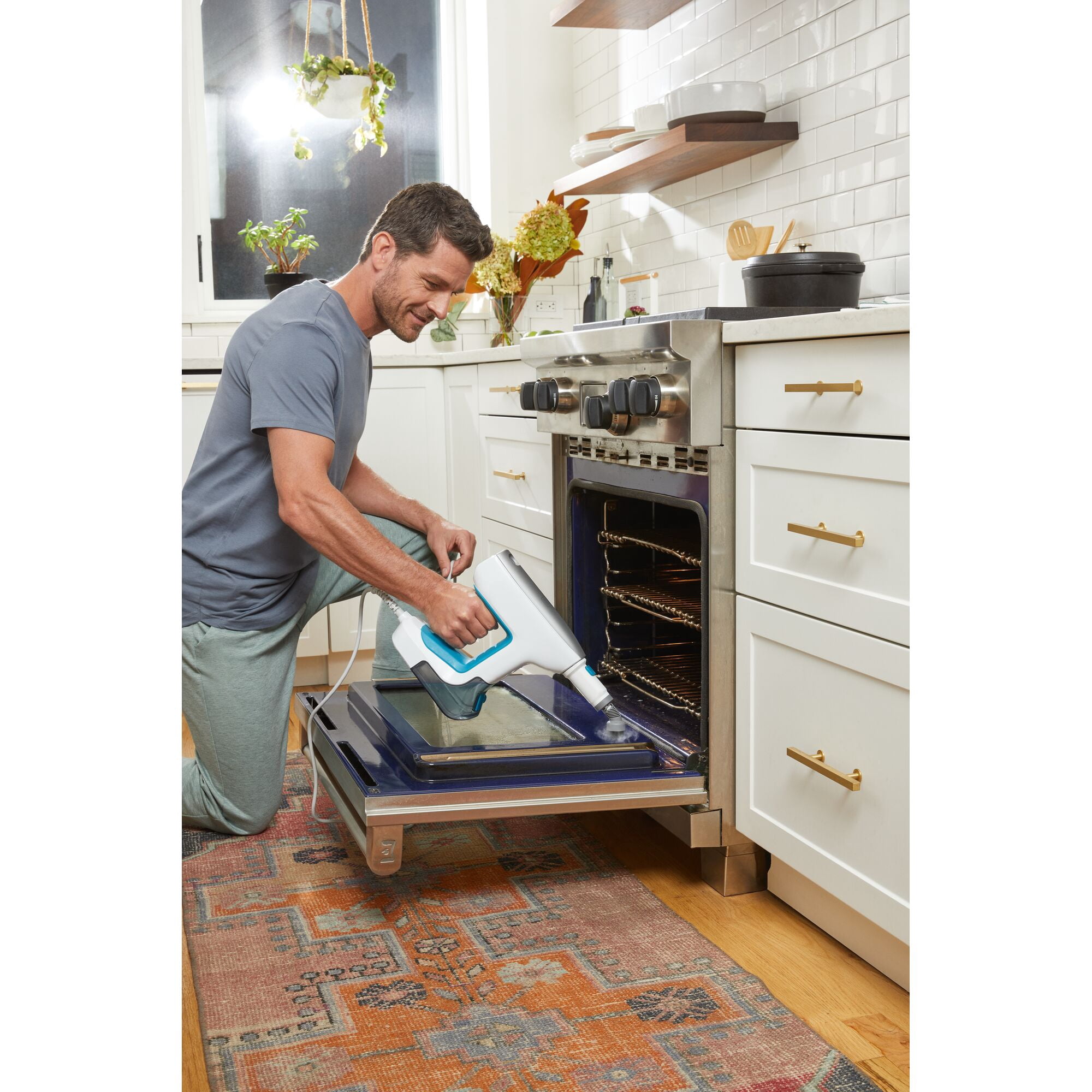 BLACK+DECKER SteamMop Multipurpose Steam Cleaning System with 7 Attachments + Storage Wall Mount