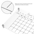 thumbnail image 4 of 1 Set Acrylic Monthly and Weekly Plan Board Clear Dry Erase Board Calendar for Office Kitchen Fridge, 4 of 8
