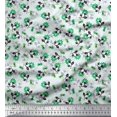 thumbnail image 1 of Soimoi Poly Georgette Fabric Leaves & Floral Artistic Print Sewing Fabric Yard 42 Inch Wide, 1 of 4
