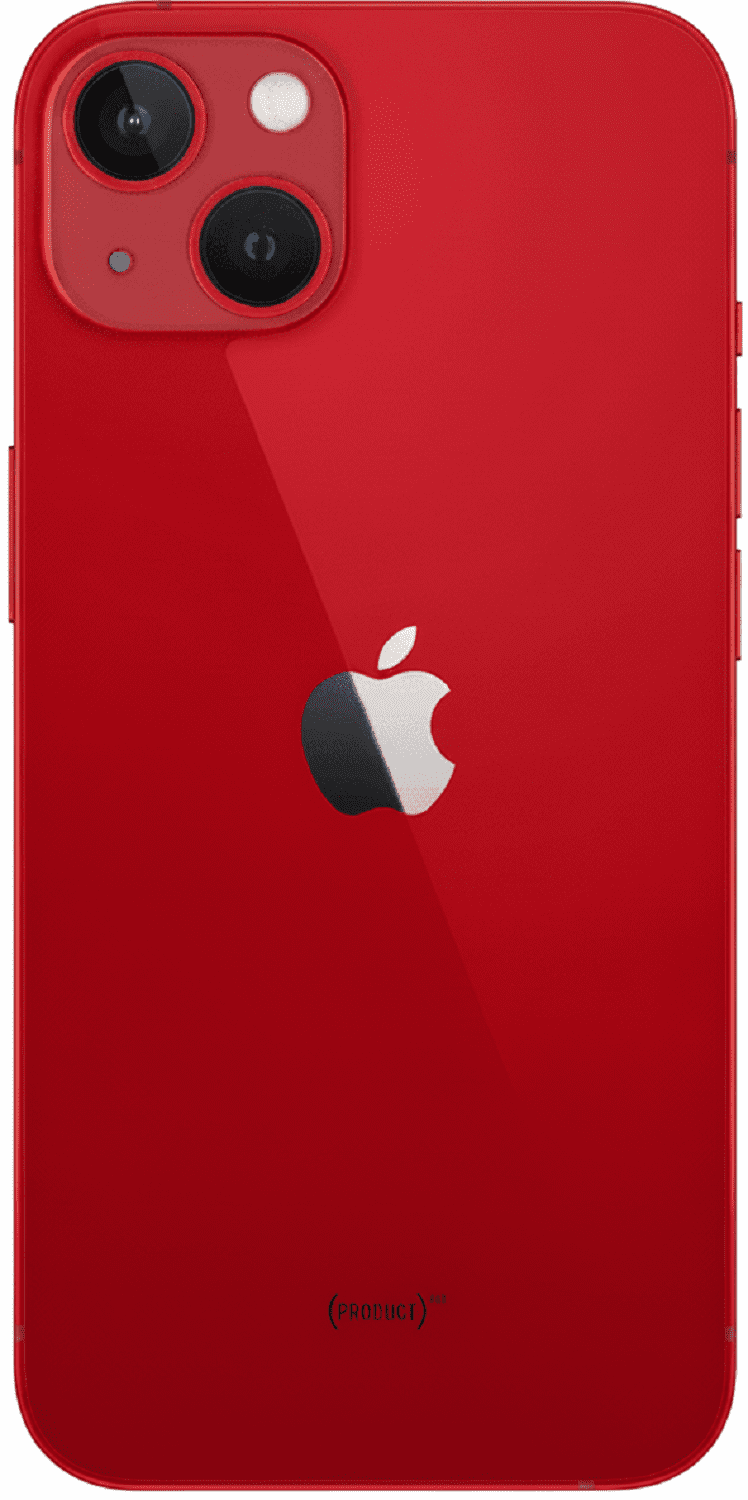 Refurbished Apple iPhone 13 - 256GB – Red – 12MP Dual Rear & 12MP